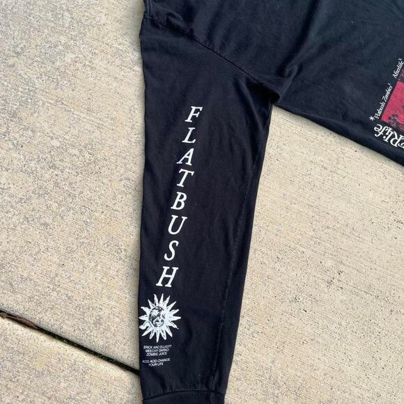 Afterlife Sun & Moon Flatbush Zombies Long Sleeve FBZ Tee-Shirt Size Medium - Picture 3 of 6